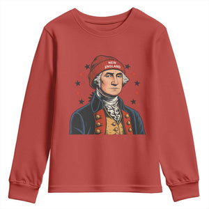 George Washington NE Football Fan Youth Sweatshirt Vintage Colonial Gift TS12 Red Print Your Wear