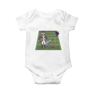 George Washington Vs The Purple Crow Rivalry Baby Onesie NE Football Gift TS12 White Print Your Wear
