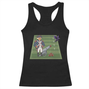 George Washington Vs The Purple Crow Rivalry Racerback Tank Top NE Football Gift TS12 Black Print Your Wear