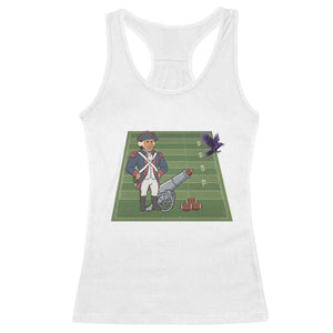 George Washington Vs The Purple Crow Rivalry Racerback Tank Top NE Football Gift TS12 White Print Your Wear