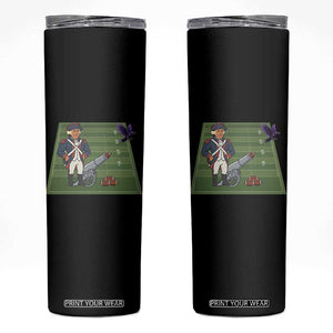 George Washington Vs The Purple Crow Rivalry Skinny Tumbler NE Football Gift TS12 Black Print Your Wear