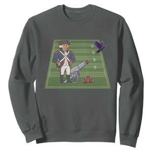 George Washington Vs The Purple Crow Rivalry Sweatshirt NE Football Gift TS12 Dark Heather Print Your Wear