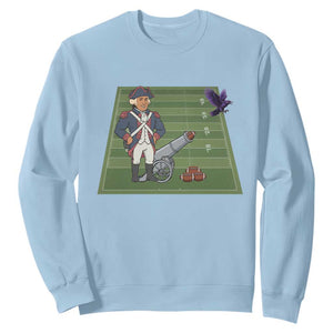 George Washington Vs The Purple Crow Rivalry Sweatshirt NE Football Gift TS12 Light Blue Print Your Wear