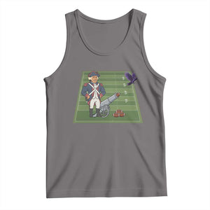 George Washington Vs The Purple Crow Rivalry Tank Top NE Football Gift TS12 Deep Heather Print Your Wear