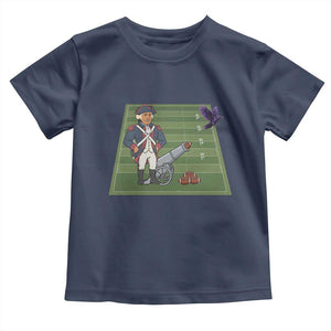 George Washington Vs The Purple Crow Rivalry Toddler T Shirt NE Football Gift TS12 Navy Print Your Wear