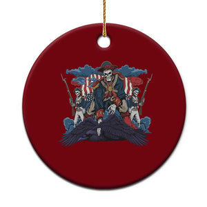 NE Dark Football Spirit Rivalry Ceramic Ornament Game Day Lover Gift TS12 1pc Red Print Your Wear