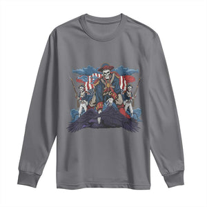 NE Dark Football Spirit Rivalry Long Sleeve Shirt Game Day Lover Gift TS12 Charcoal Print Your Wear