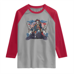 NE Dark Football Spirit Rivalry Raglan Shirt Game Day Lover Gift TS12 Sport Gray Red Print Your Wear