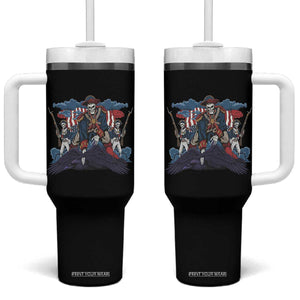 NE Dark Football Spirit Rivalry Tumbler With Handle Game Day Lover Gift TS12 One Size: 40 oz Black Print Your Wear