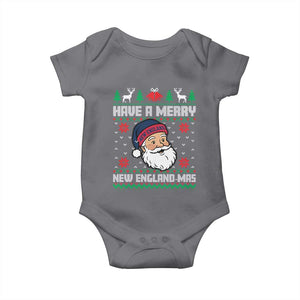 Have A Merry NE Mas Baby Onesie Funny Ugly Christmas Football Gift TS12 Charcoal Print Your Wear