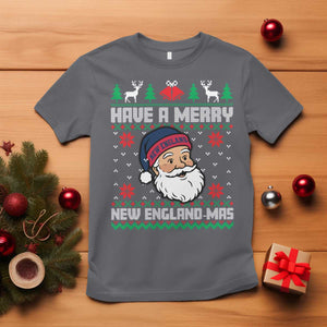 Have A Merry NE Mas T Shirt Funny Ugly Christmas Football Gift TS12 Charcoal Print Your Wear