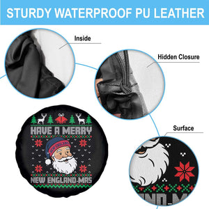 Have A Merry NE Mas Spare Tire Cover Funny Ugly Christmas Football Gift TS12 Print Your Wear