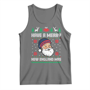 Have A Merry NE Mas Tank Top Funny Ugly Christmas Football Gift TS12 Black Heather Print Your Wear