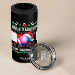 Have A Merry NE Mas 4 in 1 Can Cooler Tumbler Funny Football Fan Ugly Christmas Gift TS12 Print Your Wear