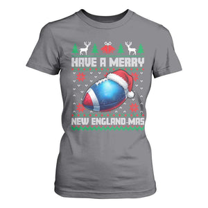 Have A Merry NE Mas T Shirt For Women Funny Football Fan Ugly Christmas Gift TS12 Charcoal Print Your Wear