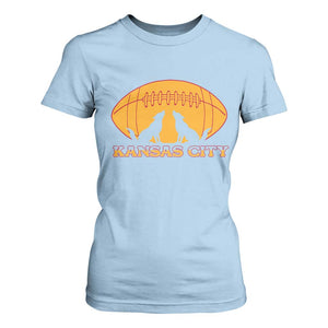 Football Lover Gift T Shirt For Women Midwest Wolf Spirit TS12 Light Blue Print Your Wear
