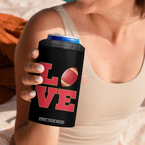 Love Midwest Football 4 in 1 Can Cooler Tumbler Gift For Football Fans TS12 Print Your Wear
