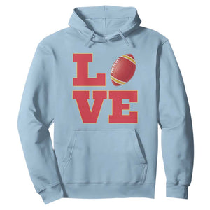 Love Midwest Football Hoodie Gift For Football Fans TS12 Light Blue Print Your Wear