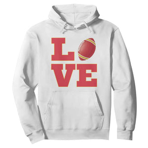 Love Midwest Football Hoodie Gift For Football Fans TS12 White Print Your Wear
