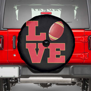 Love Midwest Football Spare Tire Cover Gift For Football Fans TS12 Black Print Your Wear