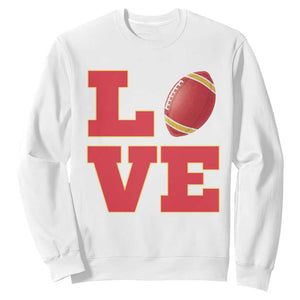 Love Midwest Football Sweatshirt Gift For Football Fans TS12 White Print Your Wear