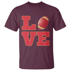 Love Midwest Football T Shirt Gift For Football Fans TS12 Maroon Print Your Wear