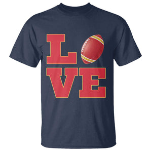 Love Midwest Football T Shirt Gift For Football Fans TS12 Navy Print Your Wear
