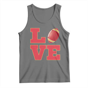 Love Midwest Football Tank Top Gift For Football Fans TS12 Black Heather Print Your Wear