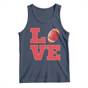Love Midwest Football Tank Top Gift For Football Fans TS12 Navy Print Your Wear