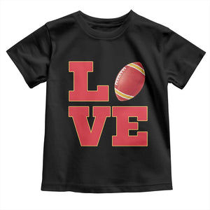 Love Midwest Football Toddler T Shirt Gift For Football Fans TS12 Black Print Your Wear