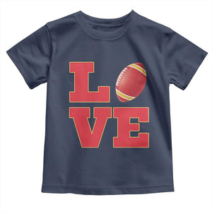 Love Midwest Football Toddler T Shirt Gift For Football Fans TS12 Navy Print Your Wear