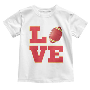 Love Midwest Football Toddler T Shirt Gift For Football Fans TS12 White Print Your Wear