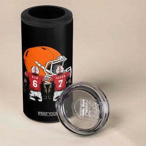 Funny American Football 4 in 1 Can Cooler Tumbler Six Seven Meme TS12 Print Your Wear