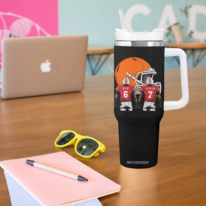 Funny American Football Tumbler With Handle Six Seven Meme TS12 Print Your Wear