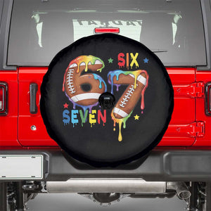 Funny American Football Spare Tire Cover 67 Viral Gen Alpha Slang Gift TS12 Black Print Your Wear