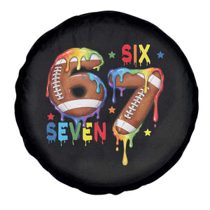Funny American Football Spare Tire Cover 67 Viral Gen Alpha Slang Gift TS12 Print Your Wear