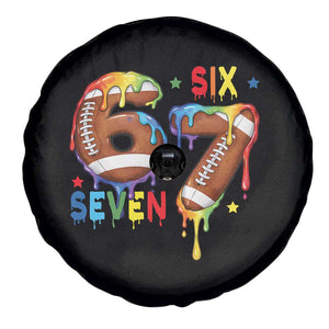 Funny American Football Spare Tire Cover 67 Viral Gen Alpha Slang Gift TS12 Print Your Wear