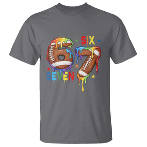 Funny American Football T Shirt 67 Viral Gen Alpha Slang Gift TS12 Charcoal Print Your Wear