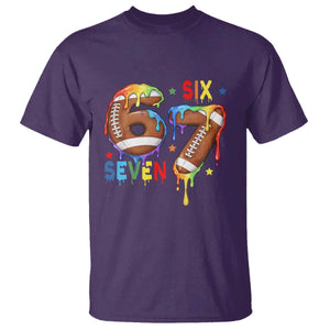 Funny American Football T Shirt 67 Viral Gen Alpha Slang Gift TS12 Purple Print Your Wear
