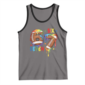 Funny American Football Tank Top 67 Viral Gen Alpha Slang Gift TS12 Deep Heather Black Print Your Wear