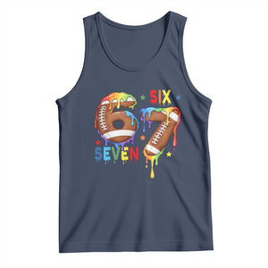 Funny American Football Tank Top 67 Viral Gen Alpha Slang Gift TS12 Navy Print Your Wear