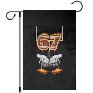 American Football Six Seven Meme Garden Flag Fire Flame Drip TS12 White Print Your Wear