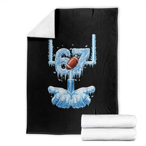 Cool Ice Effect 67 Meme Throw Blanket Funny American Football TS12 White Print Your Wear