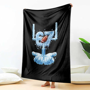 Cool Ice Effect 67 Meme Throw Blanket Funny American Football TS12 Print Your Wear