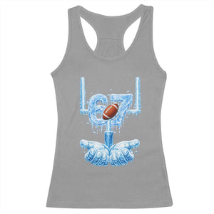 Cool Ice Effect 67 Meme Racerback Tank Top Funny American Football TS12 Sport Gray Print Your Wear