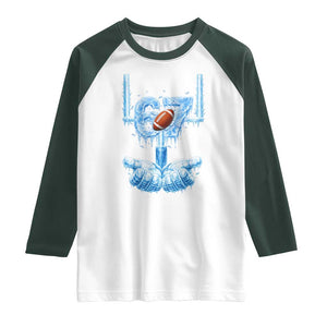 Cool Ice Effect 67 Meme Raglan Shirt Funny American Football TS12 White Dark Forest Green Print Your Wear