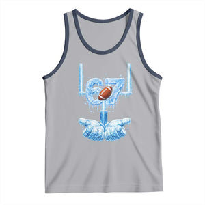 Cool Ice Effect 67 Meme Tank Top Funny American Football TS12 Athletic Heather Navy Print Your Wear