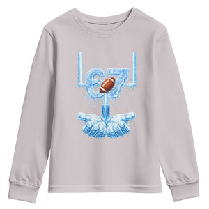 Cool Ice Effect 67 Meme Youth Sweatshirt Funny American Football TS12 Ice Gray Print Your Wear