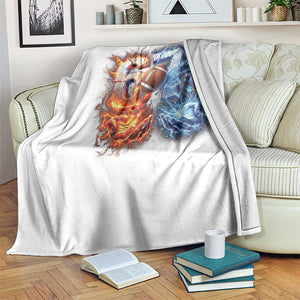 American Football Six Seven Meme Throw Blanket Funny Gen Alpha Slang Gift TS12 Print Your Wear