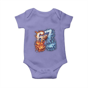 American Football Six Seven Meme Baby Onesie Funny Gen Alpha Slang Gift TS12 Violet Print Your Wear